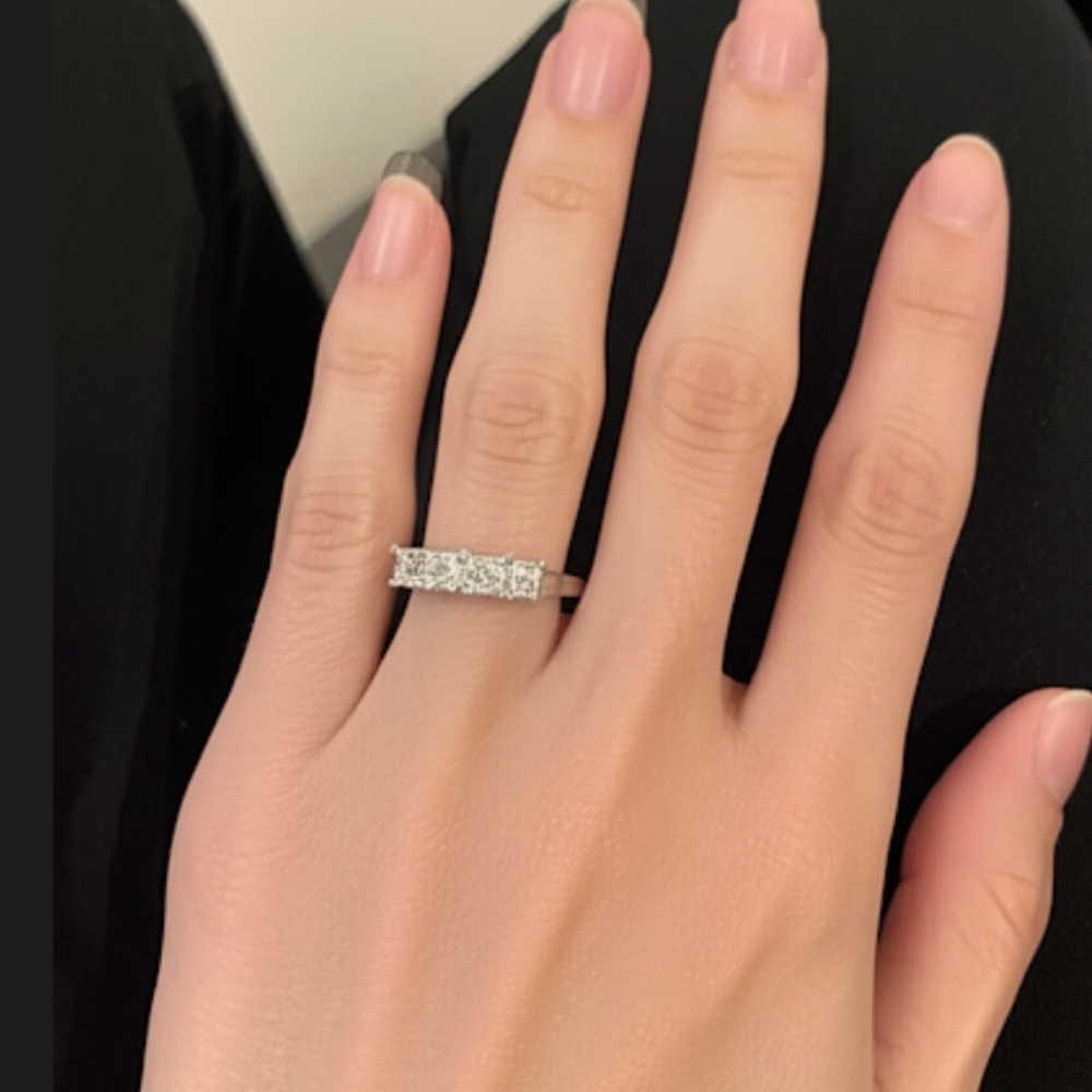 18k White Gold 1.50 ctw Natural Diamond Ring #Stunning
